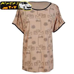 بلوز زنانه دکسونری طرح کرم محصول160411