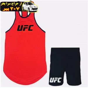 ست تاپ و شلوارک ورزشی مردانه اولسون طرح Ufc محصول331608