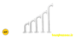 پایه خم 50 سانتی متر کد6 