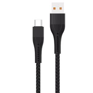 کابل شارژ USB به Type-C کی ام مدل K-S09 طول 1 متر توان 2.4 آمپر 