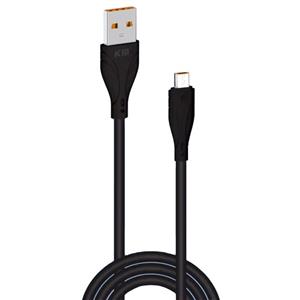 کابل شارژ USB به micro کی ام مدل KM-M01 طول 1 متر توان 3.1 آمپر 