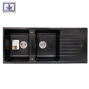 سینک ظرفشویی گرانیتی سولار مدل s33 مشکی مات