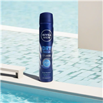 اسپری مردانه نیوا مدل dry fresh ضد تعریق و آنتی باکتریال نیوا  200 میلی NIVEA MEN dry fresh skin active protection 72h dual protect