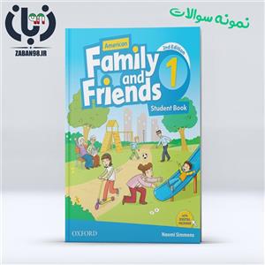 دانلود نمونه سوالات درس به درس،میان ترم و فاینال American Family and Friends 1 ویرایش دوم - زبان 98