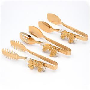 انبر سالاد مدل پروانه ای H0562 مجموعه 3 عددی -