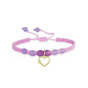 دستبند طلا 18 عیار زنانه مدوپد مدل اسم امیتیس amitis کد DF13133