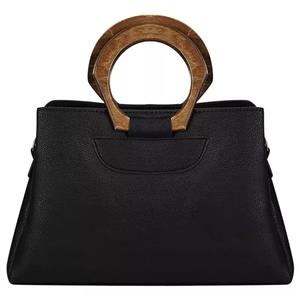 کیف دستی زنانه مدل دسته چوبی