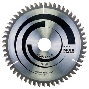 تیغ اره میزی بوش مدل Multi Material 54T - 190 MM