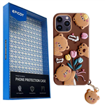 کاور گوشی اپل iPhone 14 Pro اپیکوی مدل Chubby Bear به همراه آویز