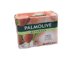 صابون پالمولیو اصلی بسته4تایی با ماست و میوه 90 گرمیPALMOLIVE natural soap with yogurt fruit 