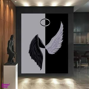 پوستر پارچه ای طرح آنجل مدل بال ها کد BK1817