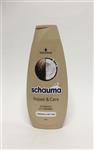 شامپو شوما ترمیم کننده و مراقبت از موهای آسیب دیده خشک با عصاره نارگیل 400 میلی schauma repair care shampoo with coconut for damaged and dry hair 