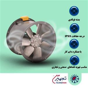 فن آکسیال سیلندری 80 سانت دمنده DASP-KN140-4T-800-22deg