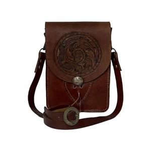 کیف دوشی دست دوز زنانه مدل قلم زنی