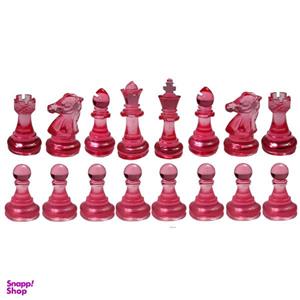 مهره شطرنج مدل رزینی فیروزه مجموعه 16 عددی