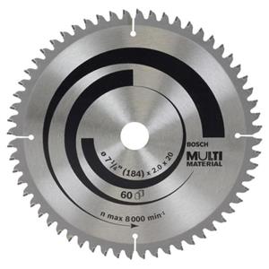 تیغ اره دیسکی بوش مدل مولتی متریال 184MM-60T