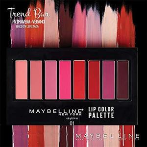 پالت رژ لب 8 رنگ میبلین شماره 01 Maybelline Lip Color Palette 4g