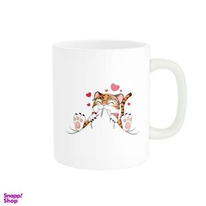 ماگ طرح ببر بازیگوش کد 839