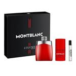 ست کادویی ادوپرفیوم و دئودورانت مردانه mont blanc Legend Red for men edp رد لجند مون بلان