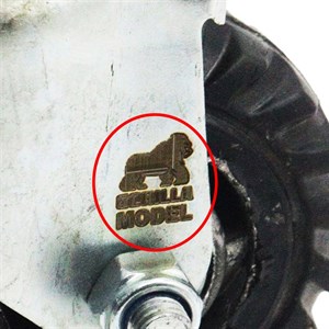 چرخ گردان مدل گوریلا کد YP-KAFI-LASTIK-100MM