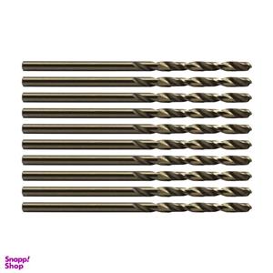 مته آهن زیناکس کد YP-HSS-DIN338-2.5MM سایز 2.5 میلی متر مجموعه 10 عددی