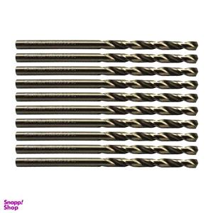 مته آهن زیناکس کد YP-HSS-DIN338-3MM سایز 3 میلی متر مجموعه 10 عددی