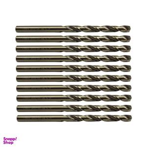 مته آهن زیناکس کد YP-HSS-DIN338-5MM سایز 5 میلی متر مجموعه 10 عددی