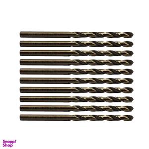 مته آهن زیناکس کد YP-HSS-DIN338-4MM سایز 4 میلی متر مجموعه 10 عددی