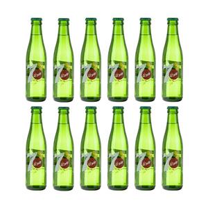 نوشابه گازدار لیمویی سون اپ مقدار 250 میلی لیتر مجموعه 12 عددی 7Up Lemon Carbonated Drink 250ml Pack Of 