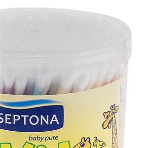 گوش پاک کن سپتونا مدل Kids - بسته 100 عددی Septona Kids Cotton Swab 100pcs