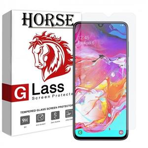 محافظ صفحه نمایش گلس هورس مدل UCC مناسب برای گوشی موبایل سامسونگ Galaxy A70 Horse UCC Ultra Clear Crystal Screen Protector Glass For Samsung Galaxy A70