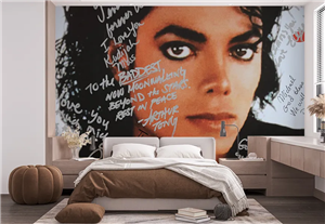 پوستر دیواری طرح چهره مایکل جکسون