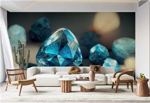 پوستر سه بعدی خاص طرح الماس