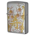 فندک زیپو کاستوم ادیشن نقره ایی کد 3293 Zippo Kinkin Kanji Kotobuki