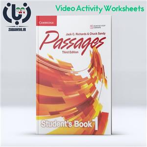 دانلود کتاب Passages Video Activity Worksheets 1 ویرایش سوم 