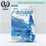 دانلود کتاب Passages Video Activity Worksheets 2 ویرایش سوم 