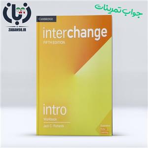 دانلود جواب کتاب کار Interchange Intro workbook answers ویرایش پنجم 