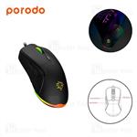 موس سیمی گیمینگ پرودو Porodo PDX322 Gaming Wired Mouse