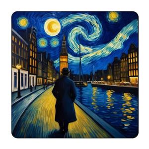 مگنت گالری باجو طرح نقاشی طبیعت ونگوک کد van gogh49 