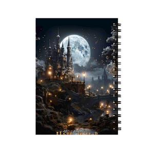 دفتر زبان 50 برگ طرح مدرسه هری پاتر کد 287