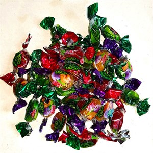 تافی ترش میوه ای رورو شیرین عسل - 500 گرم