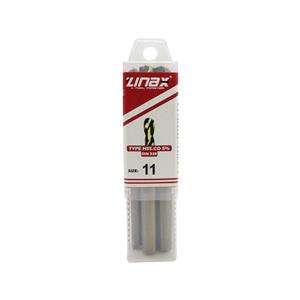 مته آهن زیناکس کد YP-HSS-DIN338-11MM سایز 11 میلی متر مجموعه 5 عددی