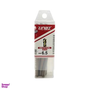 مته آهن زیناکس کد YP-HSS-DIN338-6.5MM سایز 6.5 میلی متر مجموعه 10 عددی