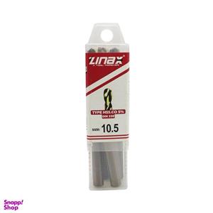 مته آهن زیناکس کد YP-HSS-DIN338-10.5MM سایز 10.5 میلی متر مجموعه 5 عددی