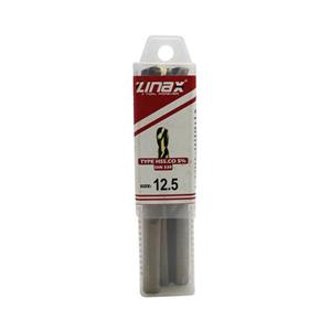 مته آهن زیناکس کد YP-HSS-DIN338-12.5MM سایز 12.5 میلی متر مجموعه 5 عددی