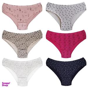 شورت زنانه ماییلدا مدل اسلیپ کد 4949 بسته 6 عددی