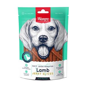 تشویقی سگ ونپی مدل Lamb Jerky Slices