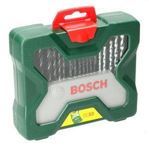 مته و سرپیچ گوشتی بوش مدل X33-2607019325 مجموعه 33 عددی