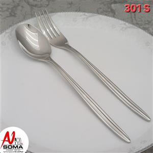 سرویس قاشق و چنگال SG/اس جی ۳۰ نفره مدل ۳۰۱s مات 