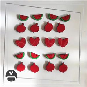 پک ۲۰ عددی مگنت های یلدایی ۲ سانتی